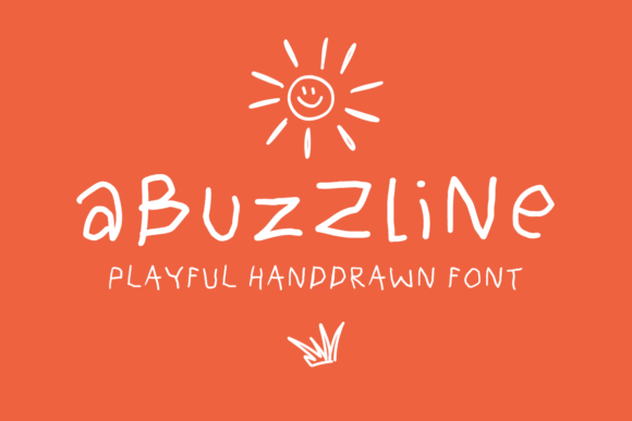 Abuzzline: A Playful Hand-Drawn Font for Creative Projects