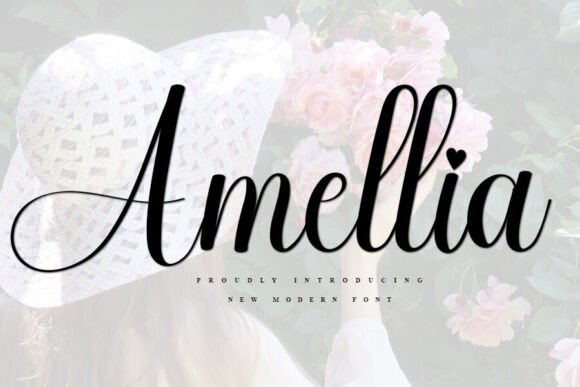 Amellia: A Fresh and Elegant Typeface for Modern Design Needs