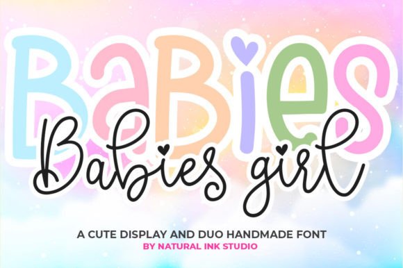 Babies Girl Script Font Duo: A Versatile Tool for Creative Expression