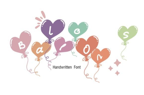 Balloons Font: A Playful Addition to Your Designs