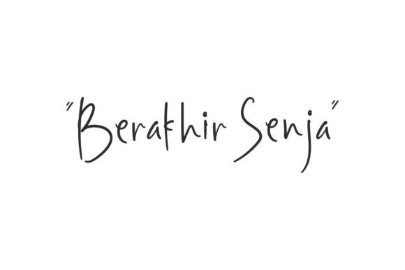 Berakhir Senja: Merging Handwritten Charm with Modern Design Needs