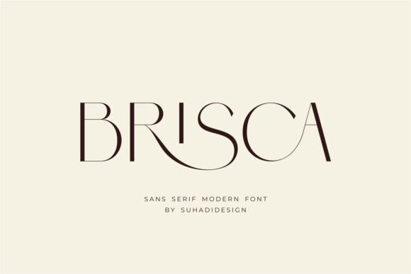 Brisca: A Modern Sans Serif Font for Classy and Stylish Design Projects