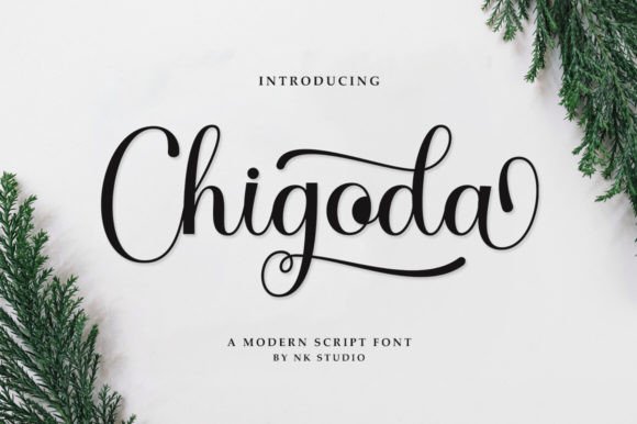 Chigoda and Chigoda Script: A Handwritten Font for Modern Elegance