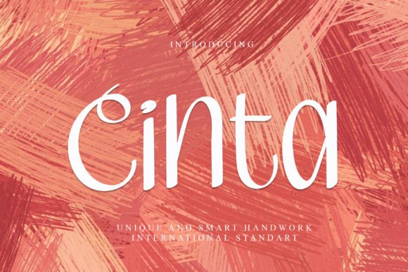 Cinta Font: A Handcrafted Touch for Modern Design Projects