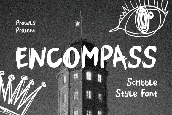 Encompass: The Vibrant Font That Brings Playful Creativity to Life