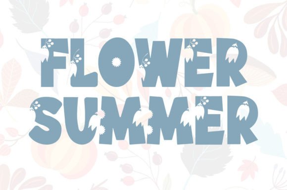 Flower Summer: A Modern Font for Strategic Branding and Creative Communication