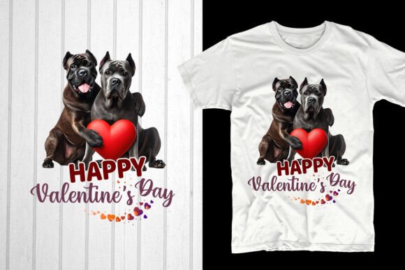 Happy Valentine’s Day Cane Corso Couple: A Strategic POD Design for Entrepreneurs