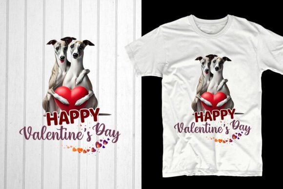 Happy Valentine’s Day Whippet Couple: A Strategic Design for POD Success
