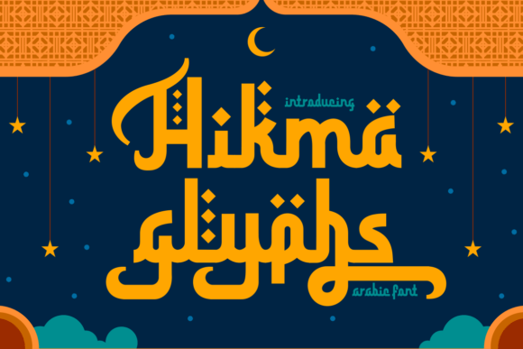 Hikma Glyphs: A Playful Modern Fusion of Arabic Calligraphy and Contemporary Design
