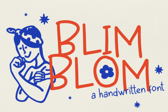 Introducing Blimblom: A Handwriting Font That Brings Joy and Creativity to Design
