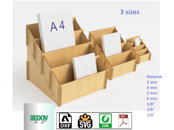 Laser Cut 4 Tier Display Case 3 Sizes – A Smart Choice for Presentation and Storage