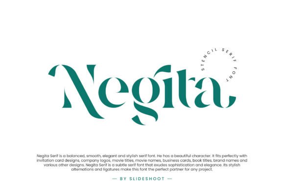 Negita Stencil Serif: A Font That Elevates Every Design