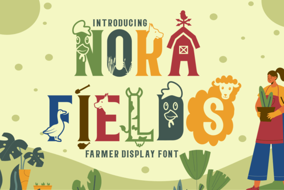 Nora Fields: A Rustic Display Font for Timeless Design