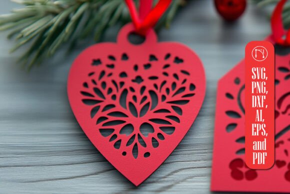 Paper Cut Valentine Gift Tags SVG: A Creative Solution for Heartfelt Gifts