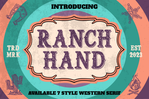 Ranch Hand: A Wild West Font for Bold and Fun Designs