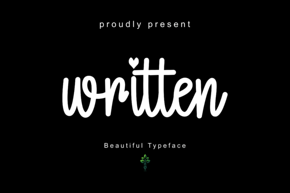 Written Font: A Harmonious Blend of Elegance and Handcrafted Charm